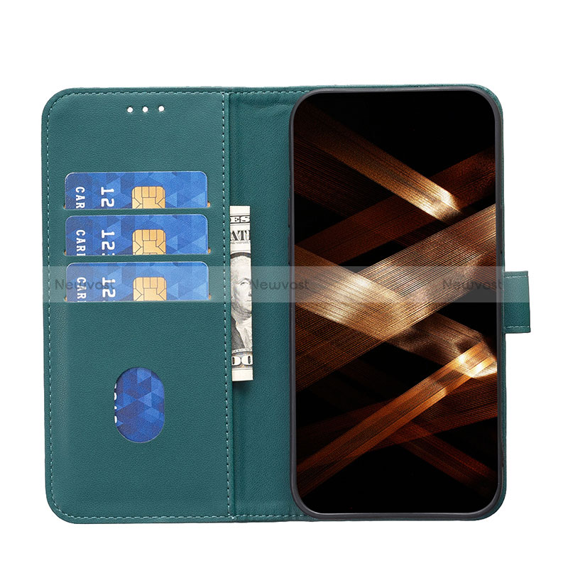 Leather Case Stands Flip Cover Holder B22F for Motorola Moto G23