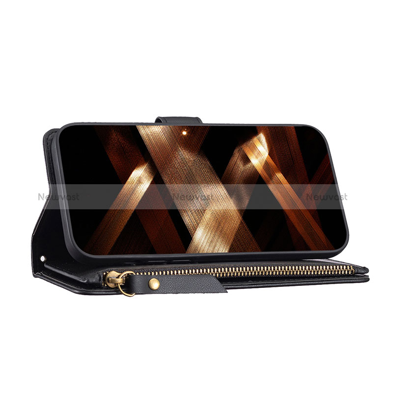 Leather Case Stands Flip Cover Holder B23F for Motorola Moto Edge 40 5G