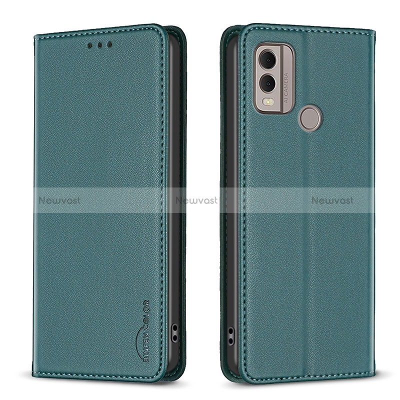 Leather Case Stands Flip Cover Holder B23F for Nokia C22