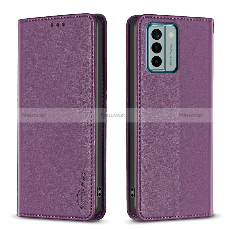 Leather Case Stands Flip Cover Holder B23F for Nokia G22