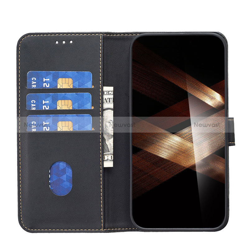 Leather Case Stands Flip Cover Holder B23F for Xiaomi Redmi Note 13 Pro 5G