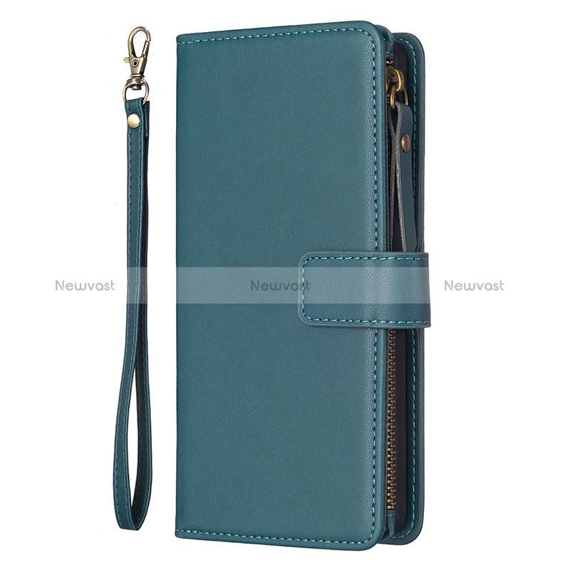 For Xiaomi Redmi Note 13 Pro 4G 5G Zipper Leather Ring Card Holder