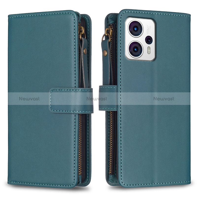 Leather Case Stands Flip Cover Holder B25F for Motorola Moto G13