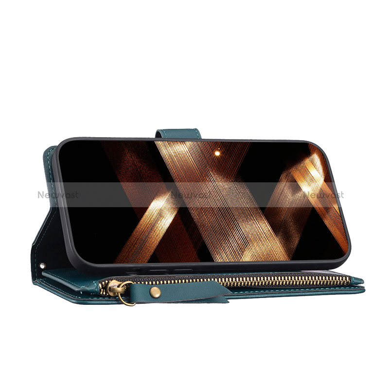 Leather Case Stands Flip Cover Holder B26F for Motorola Moto E13