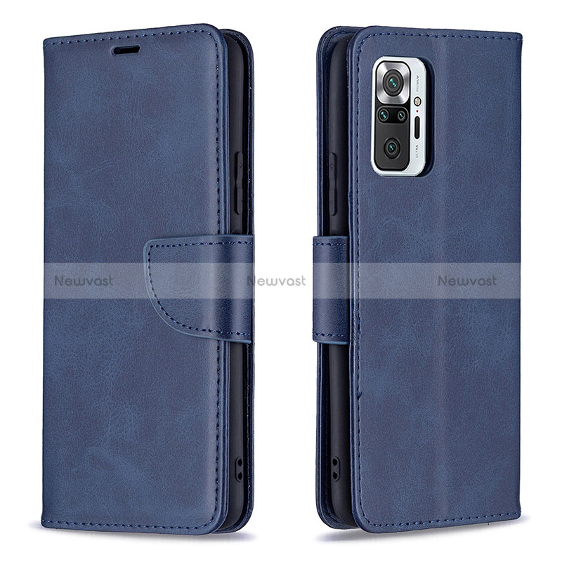 Leather Case Stands Flip Cover Holder BF1 for Xiaomi Redmi Note 10 Pro Max