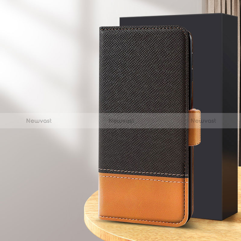 Leather Case Stands Flip Cover Holder BF18 for Samsung Galaxy S24 5G