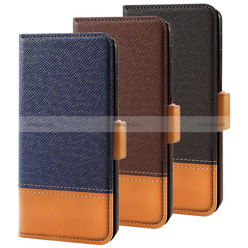 Leather Case Stands Flip Cover Holder BF18 for Samsung Galaxy S24 Ultra 5G