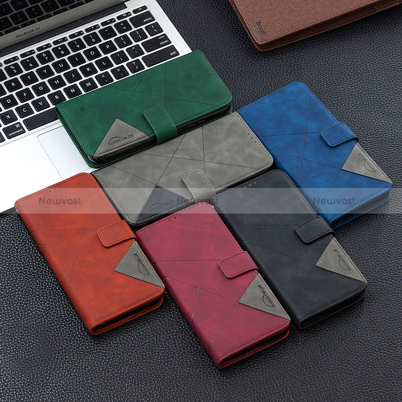 Leather Case Stands Flip Cover Holder BF2 for Xiaomi Redmi Note 10 Pro 4G