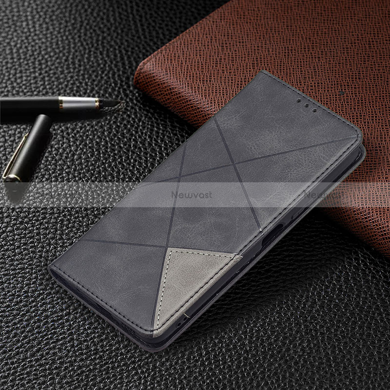 Leather Case Stands Flip Cover Holder BF5 for Xiaomi Redmi Note 10 Pro Max