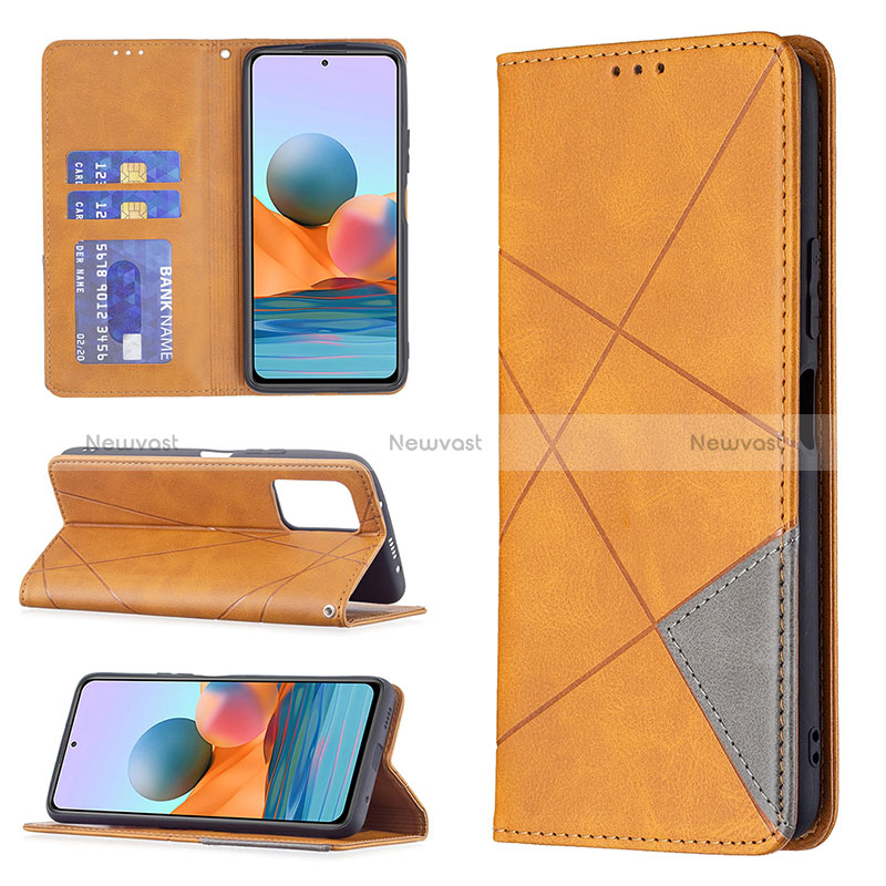 Leather Case Stands Flip Cover Holder BF5 for Xiaomi Redmi Note 10 Pro Max