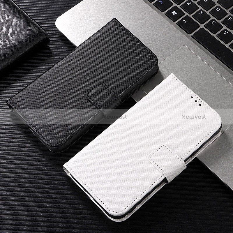 Leather Case Stands Flip Cover Holder BY1 for Google Pixel 4a