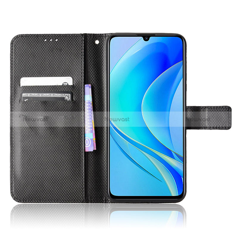 Leather Case Stands Flip Cover Holder BY1 for Huawei Enjoy 50