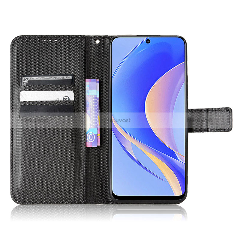 Leather Case Stands Flip Cover Holder BY1 for Huawei Enjoy 50 Pro