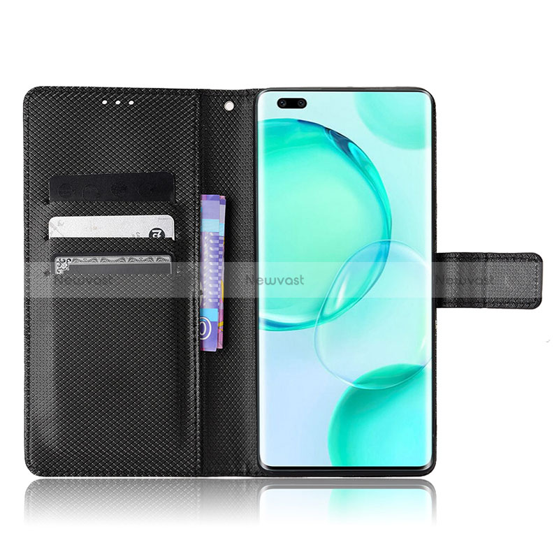 Leather Case Stands Flip Cover Holder BY1 for Huawei Honor 50 Pro 5G