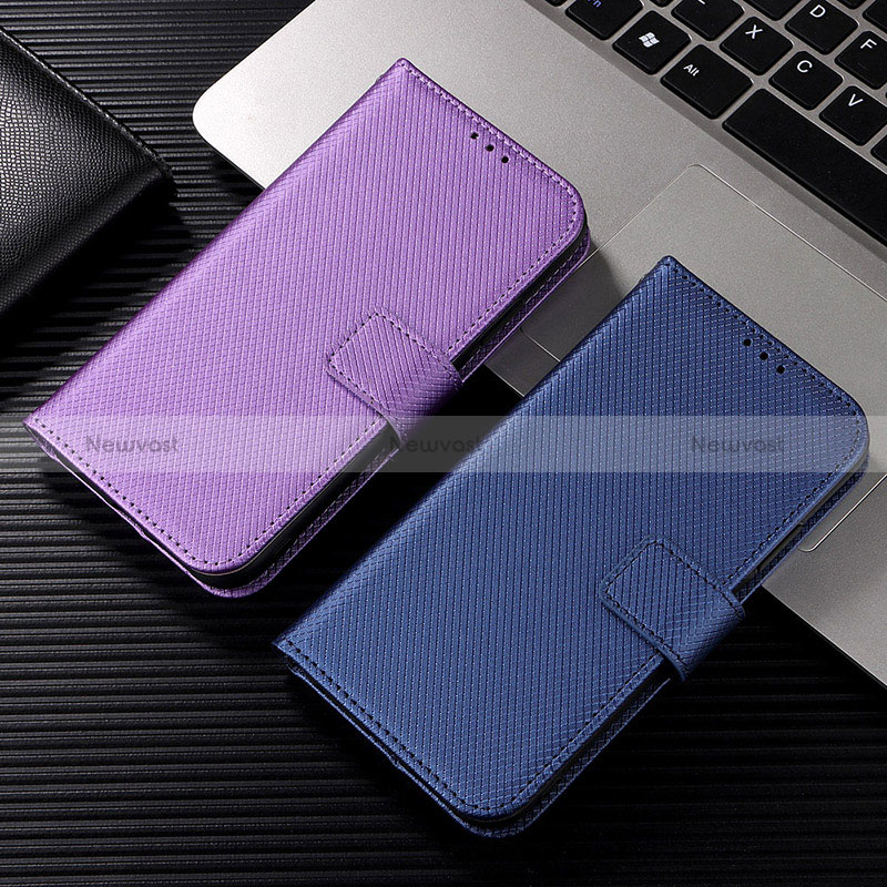 Leather Case Stands Flip Cover Holder BY1 for Huawei Honor 70 5G