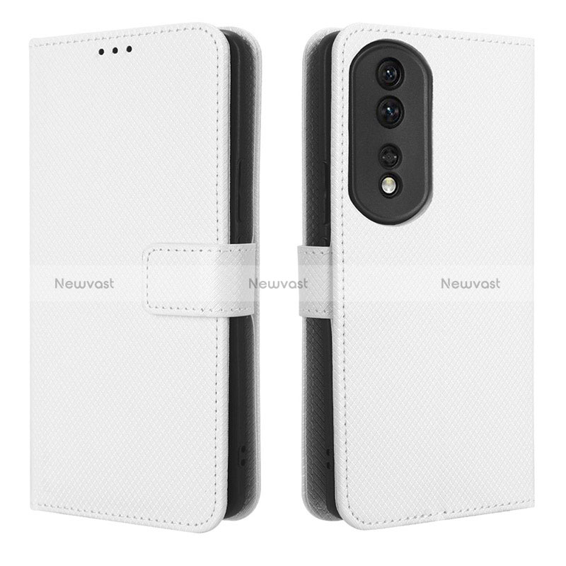 Leather Case Stands Flip Cover Holder BY1 for Huawei Honor 80 Pro 5G