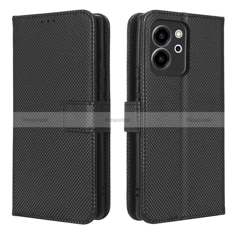 Leather Case Stands Flip Cover Holder BY1 for Huawei Honor 80 SE 5G