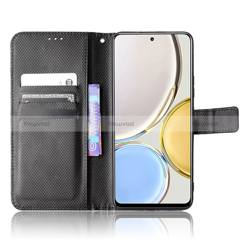 Leather Case Stands Flip Cover Holder BY1 for Huawei Honor Magic4 Lite 5G