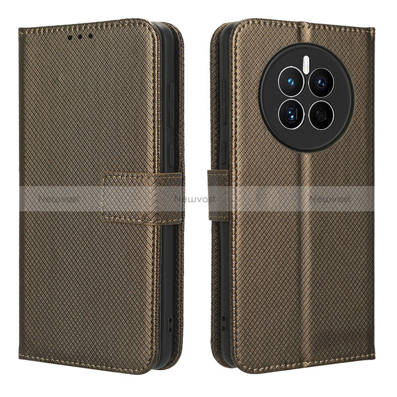 Leather Case Stands Flip Cover Holder BY1 for Huawei Mate 50