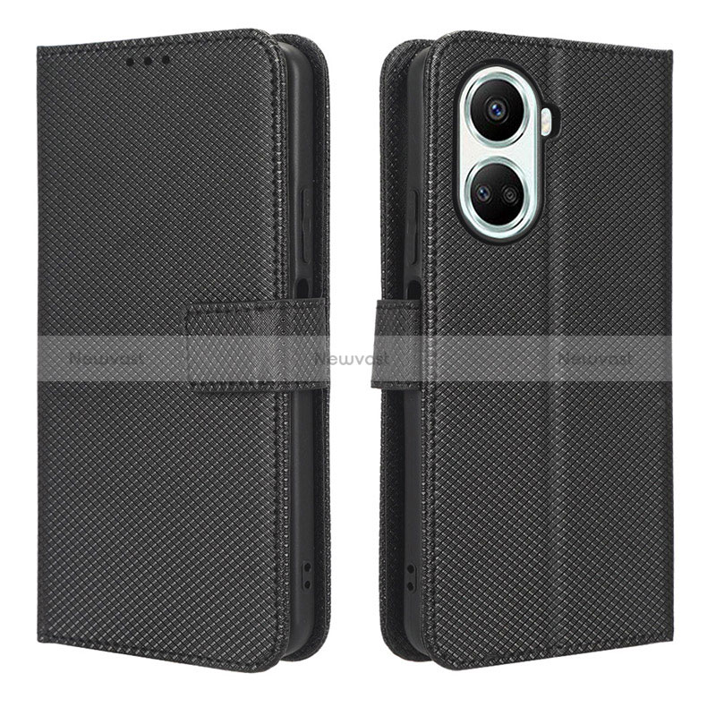 Leather Case Stands Flip Cover Holder BY1 for Huawei Nova 10 SE