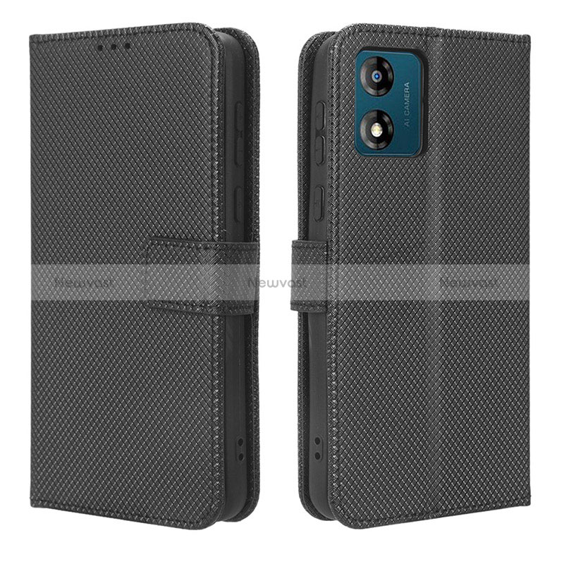 Leather Case Stands Flip Cover Holder BY1 for Motorola Moto E13