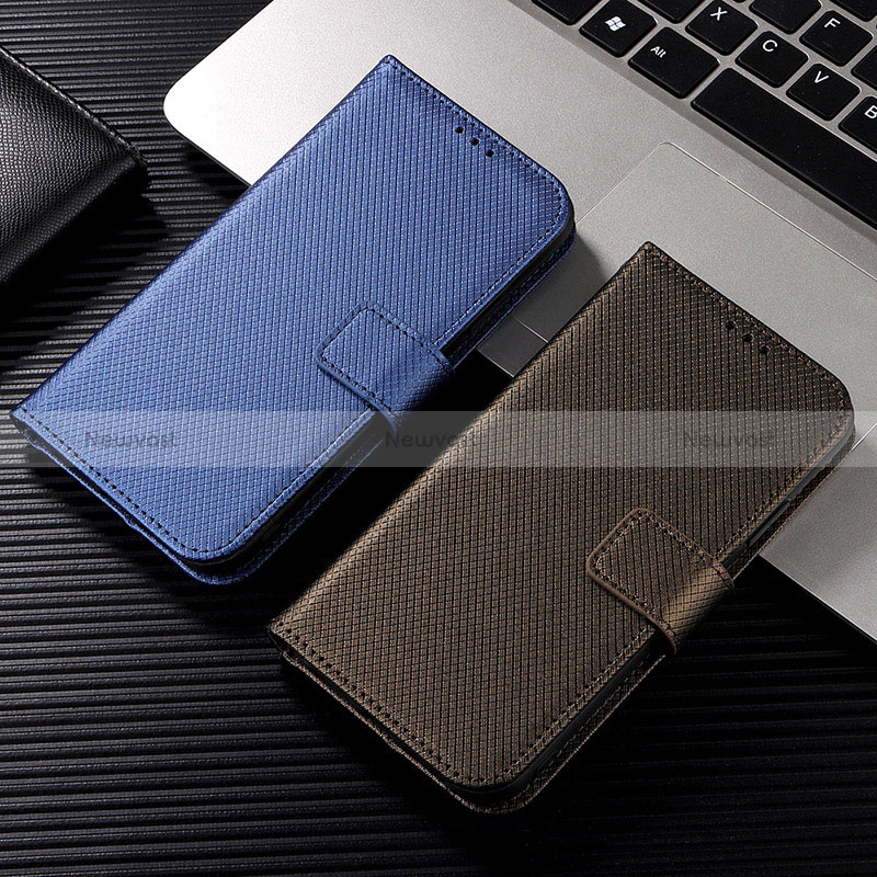 Leather Case Stands Flip Cover Holder BY1 for Nokia C12