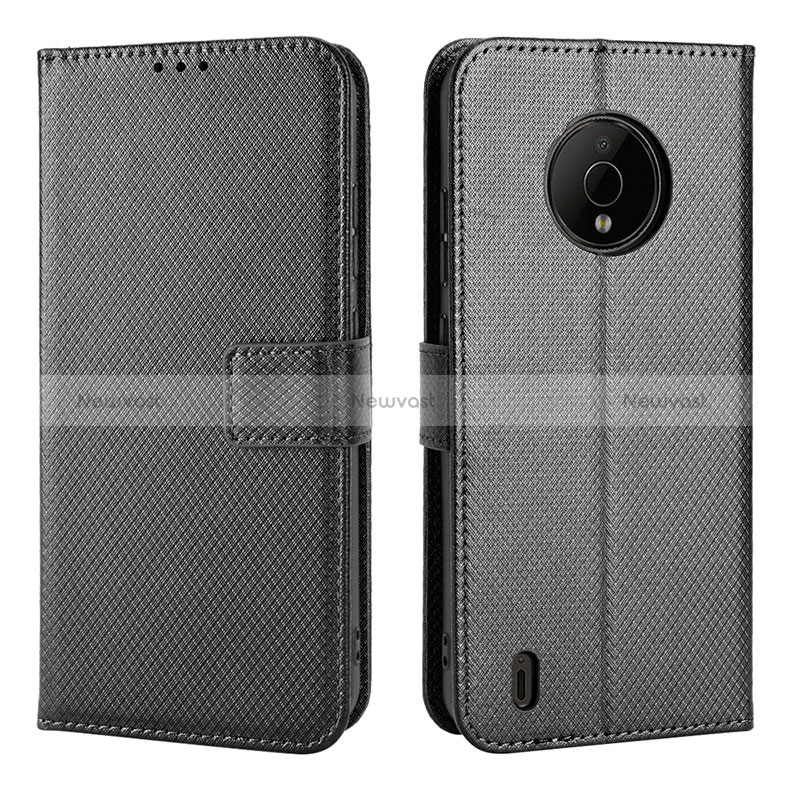 Leather Case Stands Flip Cover Holder BY1 for Nokia C200