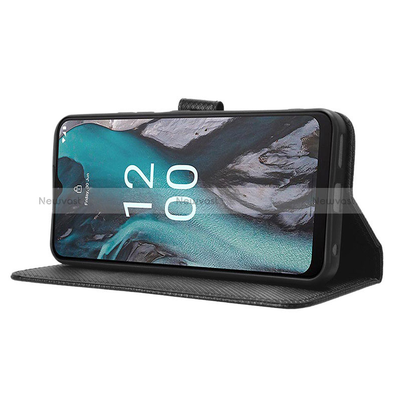 Leather Case Stands Flip Cover Holder BY1 for Nokia C22