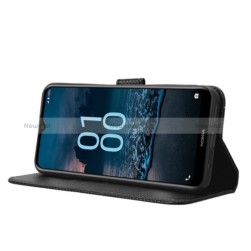 Leather Case Stands Flip Cover Holder BY1 for Nokia G100