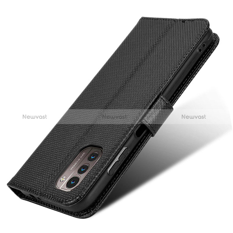 Leather Case Stands Flip Cover Holder BY1 for Nokia G11