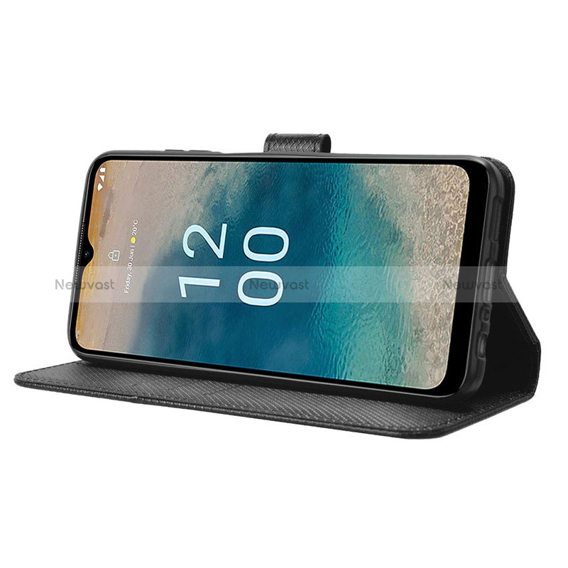 Leather Case Stands Flip Cover Holder BY1 for Nokia G22