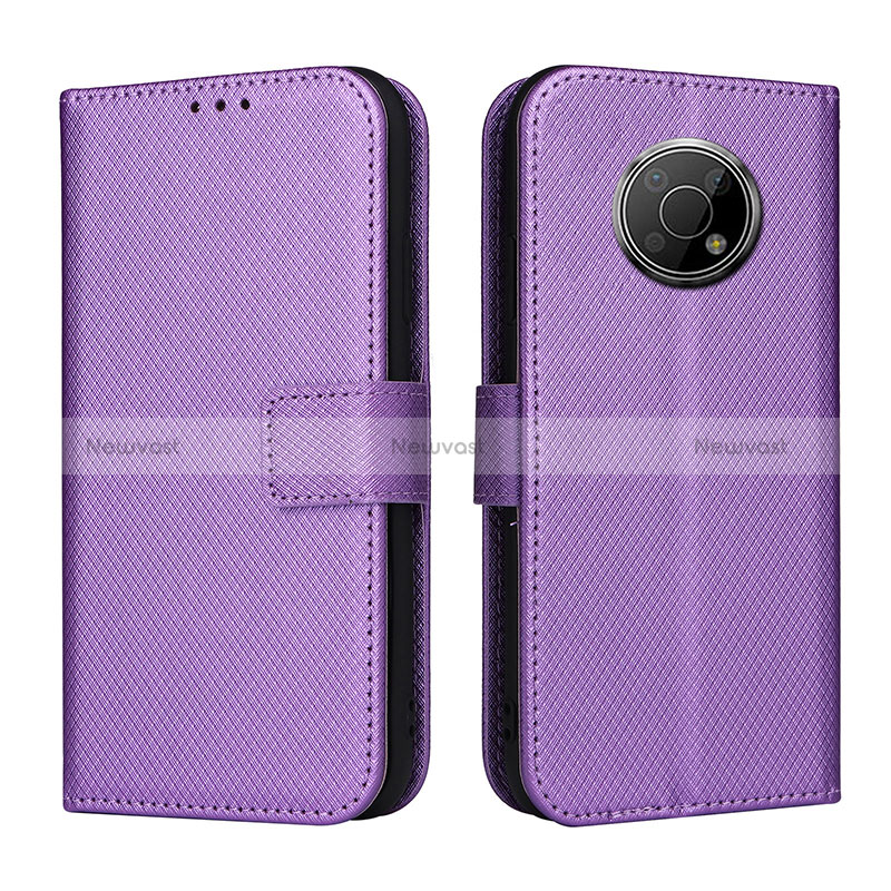 Leather Case Stands Flip Cover Holder BY1 for Nokia G300 5G