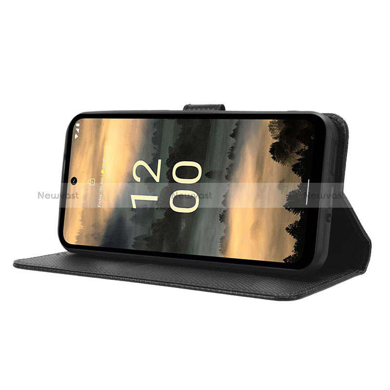 Leather Case Stands Flip Cover Holder BY1 for Nokia XR21