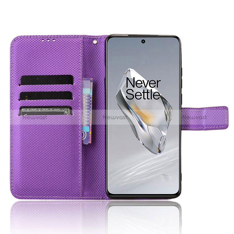 Leather Case Stands Flip Cover Holder BY1 for OnePlus 12 5G