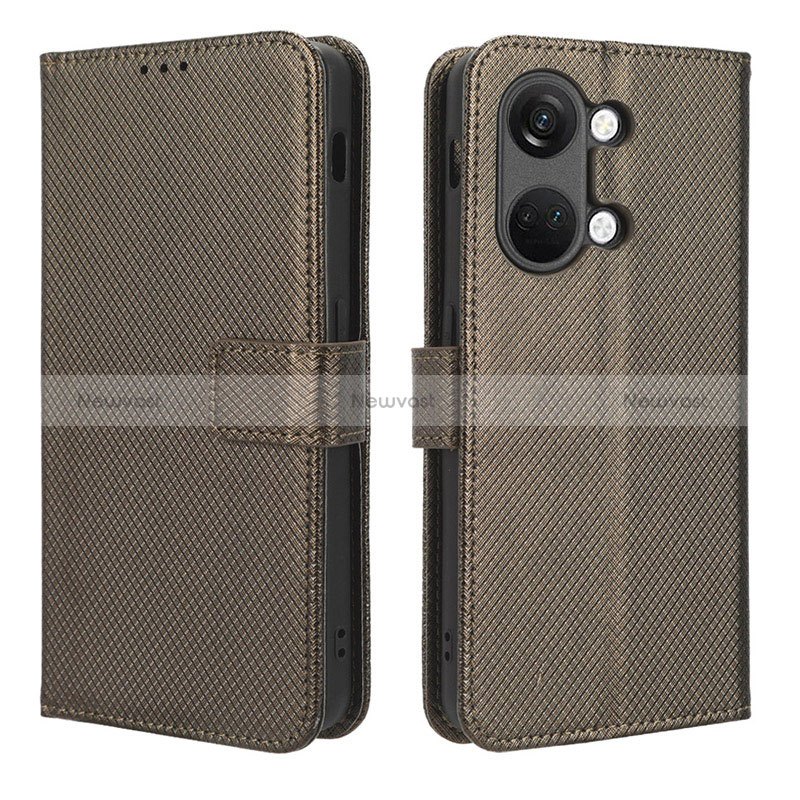 Leather Case Stands Flip Cover Holder BY1 for OnePlus Ace 2V 5G