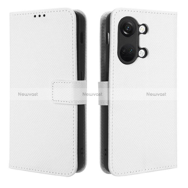 Leather Case Stands Flip Cover Holder BY1 for OnePlus Ace 2V 5G