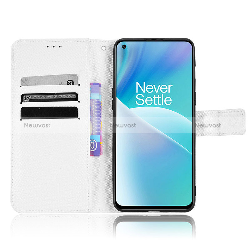 Leather Case Stands Flip Cover Holder BY1 for OnePlus Nord 2T 5G