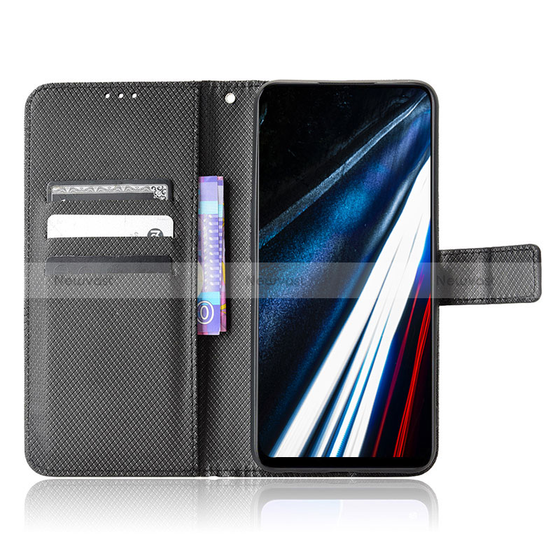 Leather Case Stands Flip Cover Holder BY1 for Oppo A18