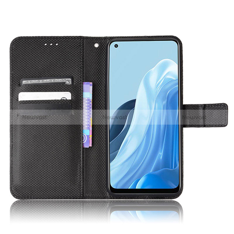 Leather Case Stands Flip Cover Holder BY1 for Oppo Find X5 Lite 5G