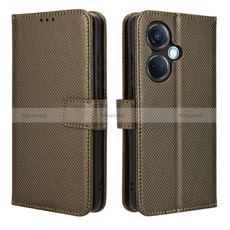 Leather Case Stands Flip Cover Holder BY1 for Oppo K11 5G