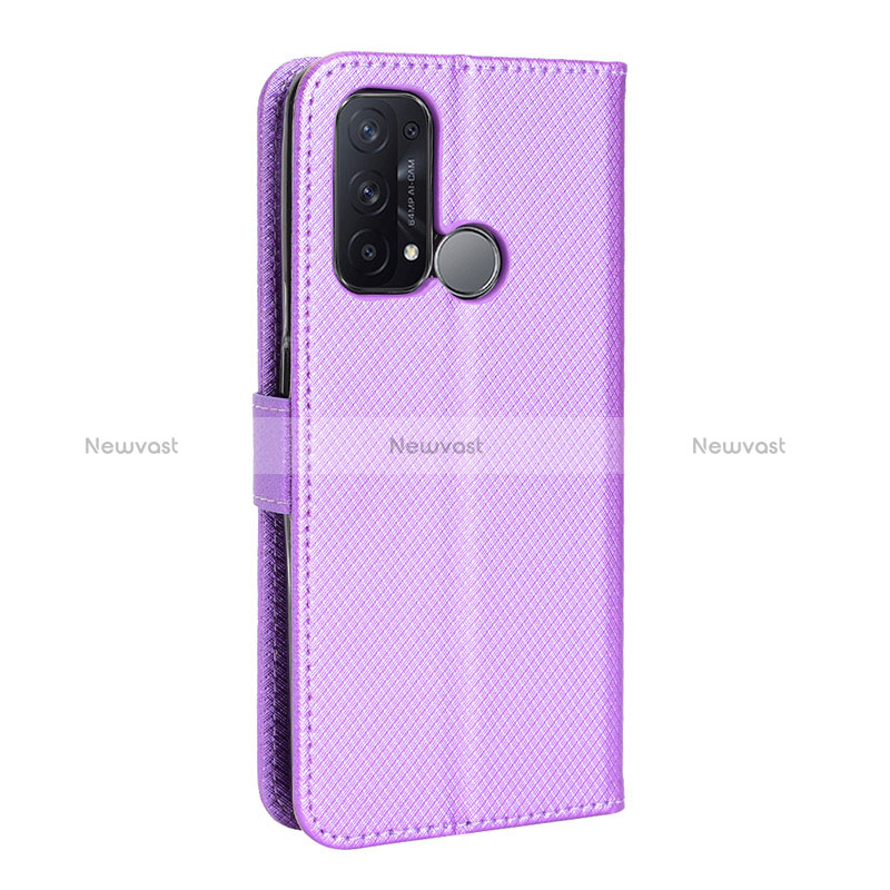 Leather Case Stands Flip Cover Holder BY1 for Oppo Reno5 A