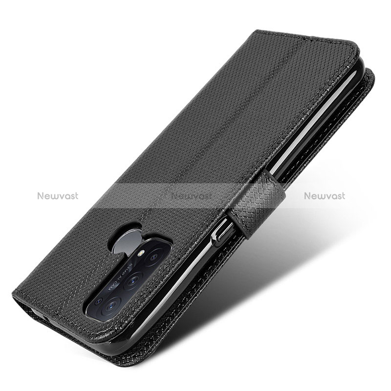 Leather Case Stands Flip Cover Holder BY1 for Oppo Reno5 A