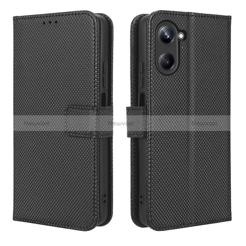 Leather Case Stands Flip Cover Holder BY1 for Realme 10 Pro 5G