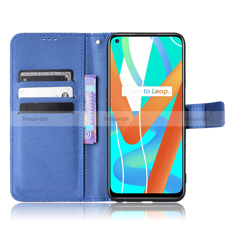 Leather Case Stands Flip Cover Holder BY1 for Realme 8 5G