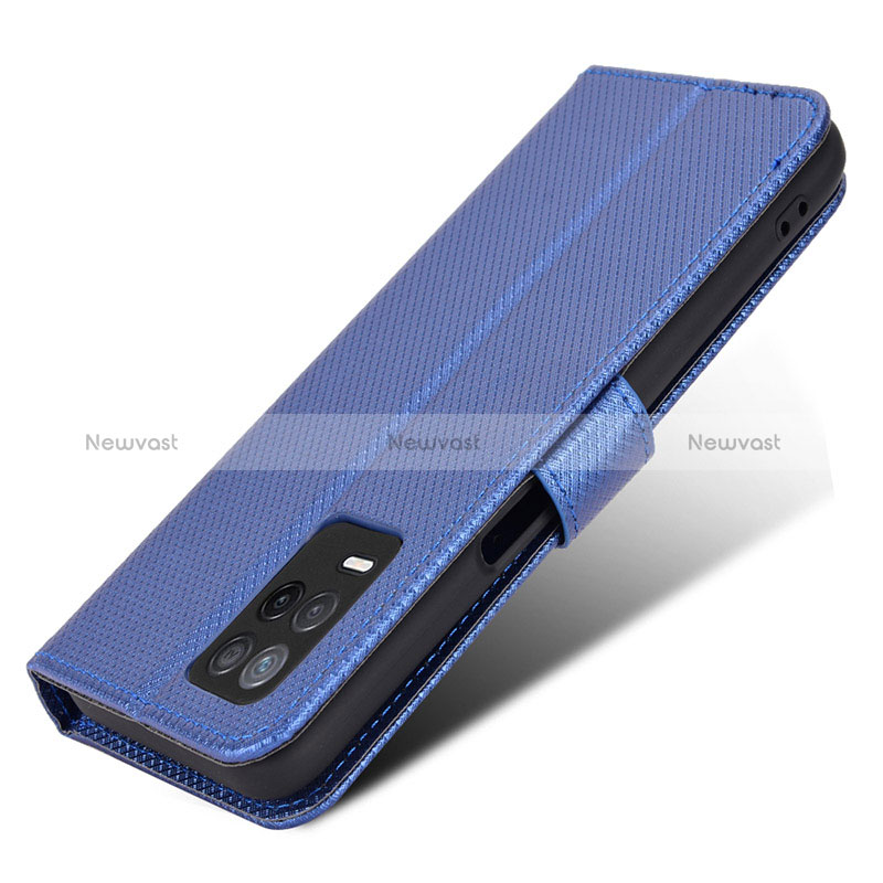 Leather Case Stands Flip Cover Holder BY1 for Realme 8s 5G