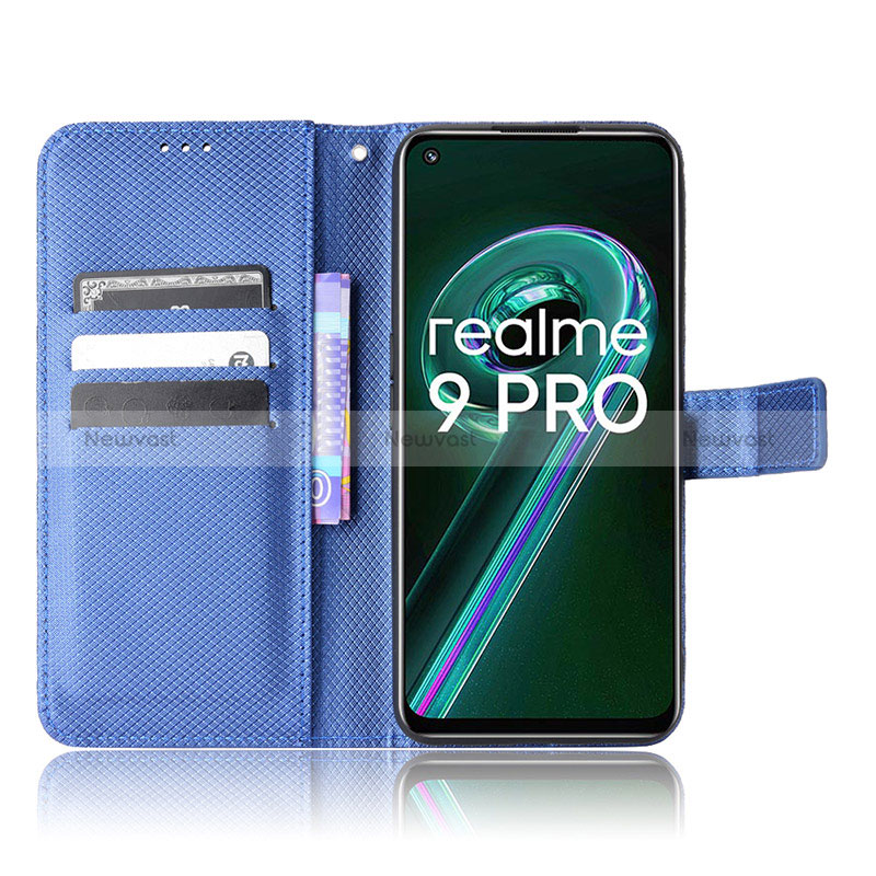 Leather Case Stands Flip Cover Holder BY1 for Realme 9 Pro 5G