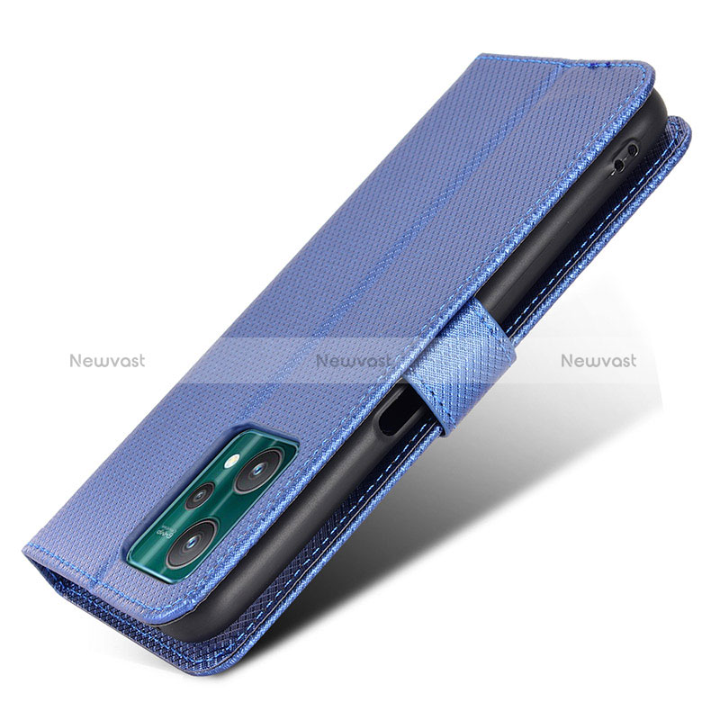 Leather Case Stands Flip Cover Holder BY1 for Realme Q5 5G