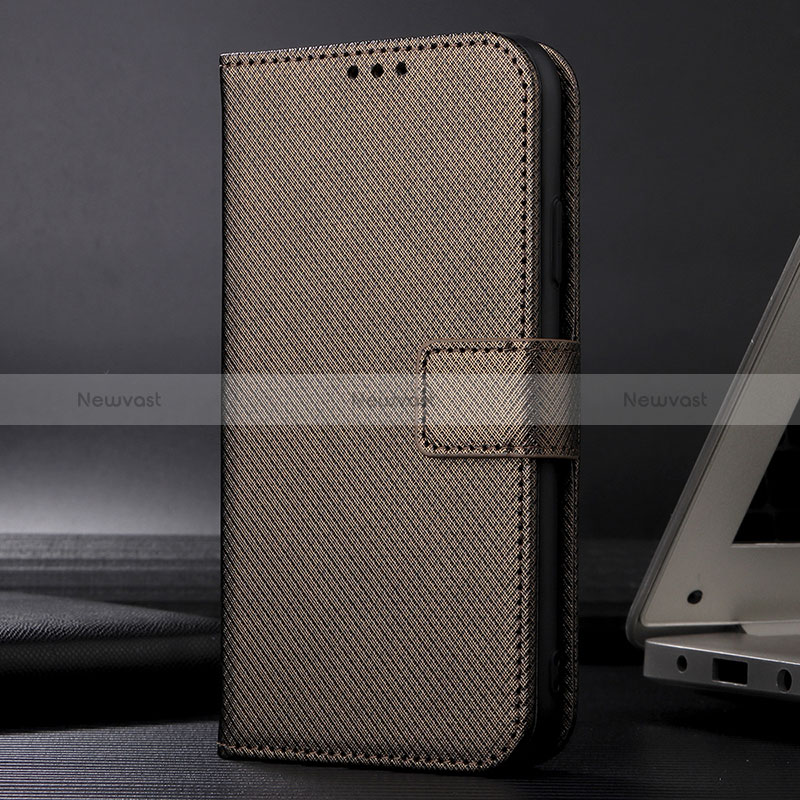 Leather Case Stands Flip Cover Holder BY1 for Samsung Galaxy A12 5G
