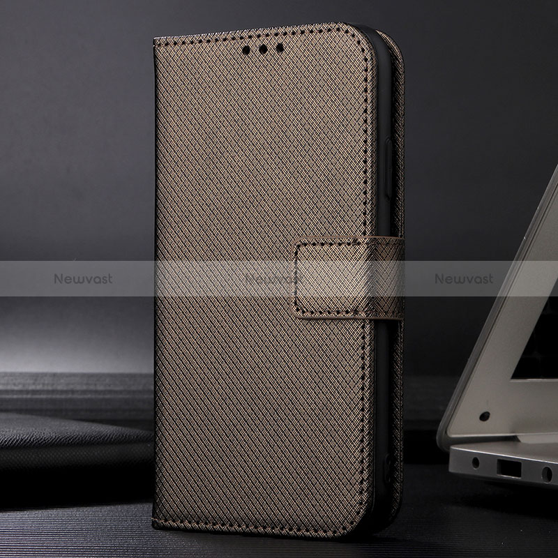 Leather Case Stands Flip Cover Holder BY1 for Samsung Galaxy M01 Core