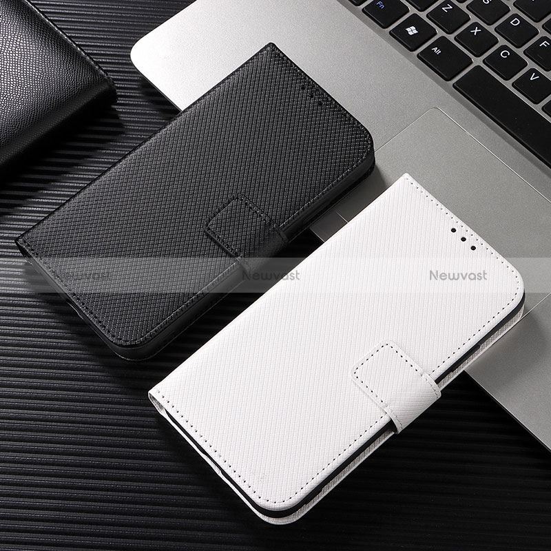 Leather Case Stands Flip Cover Holder BY1 for Samsung Galaxy M22 4G